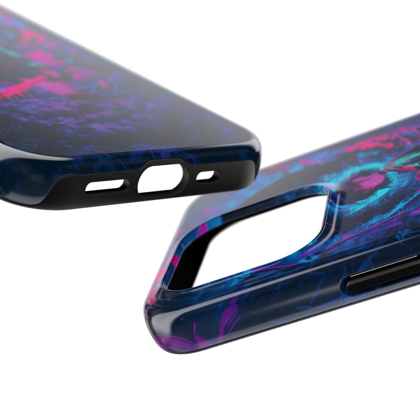 Neon Samurai Girl Phone Case