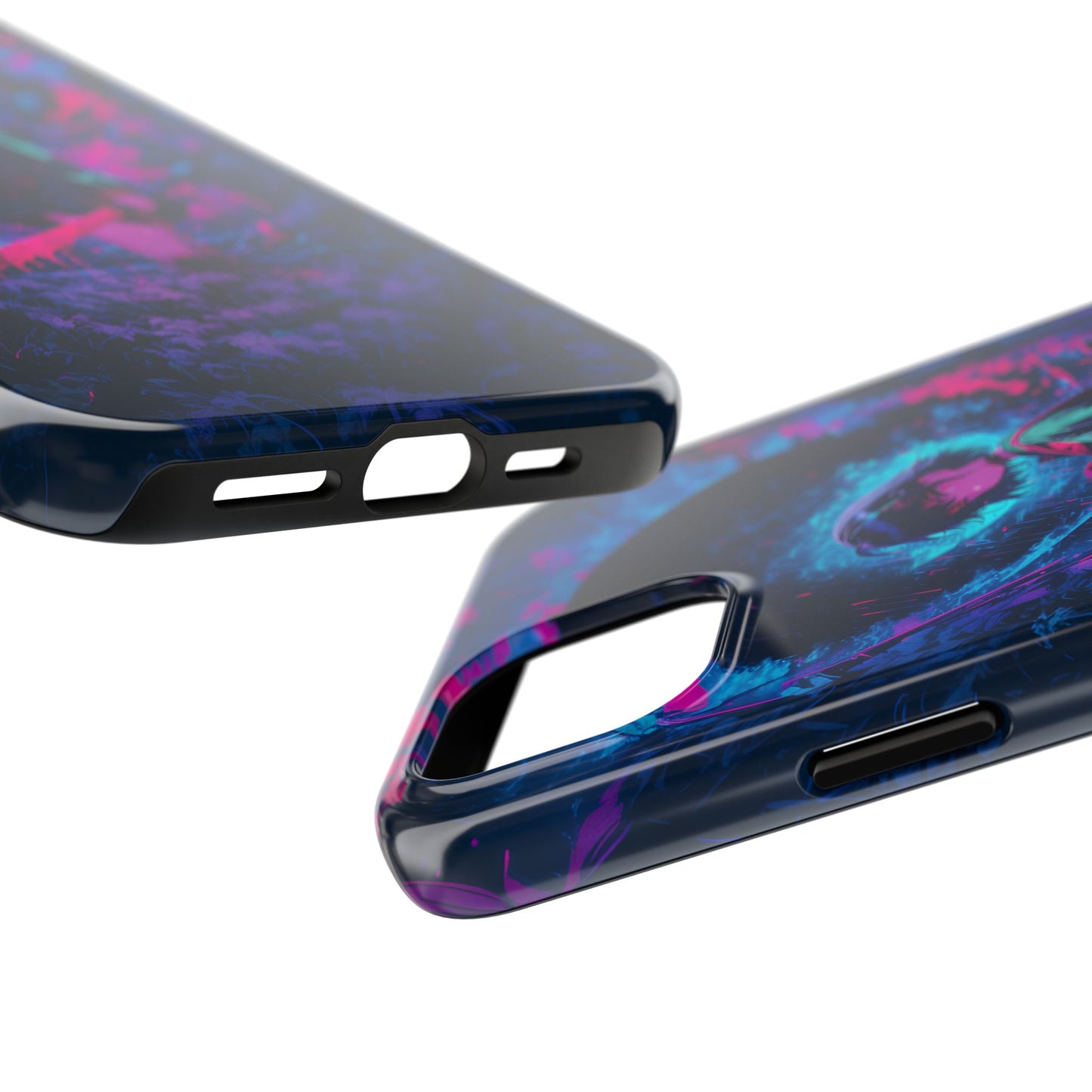 Neon Samurai Girl Phone Case