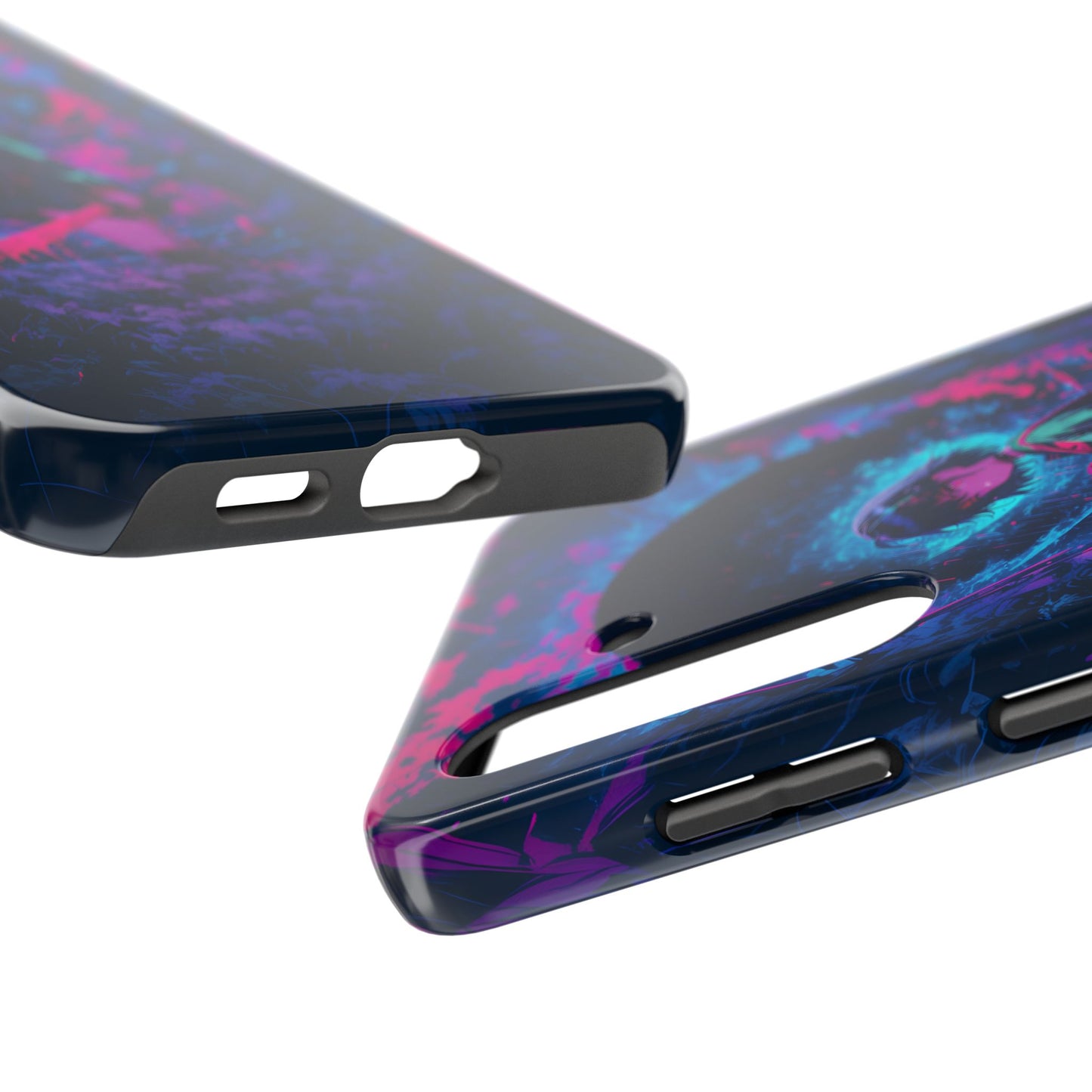Neon Samurai Girl  Phone Case