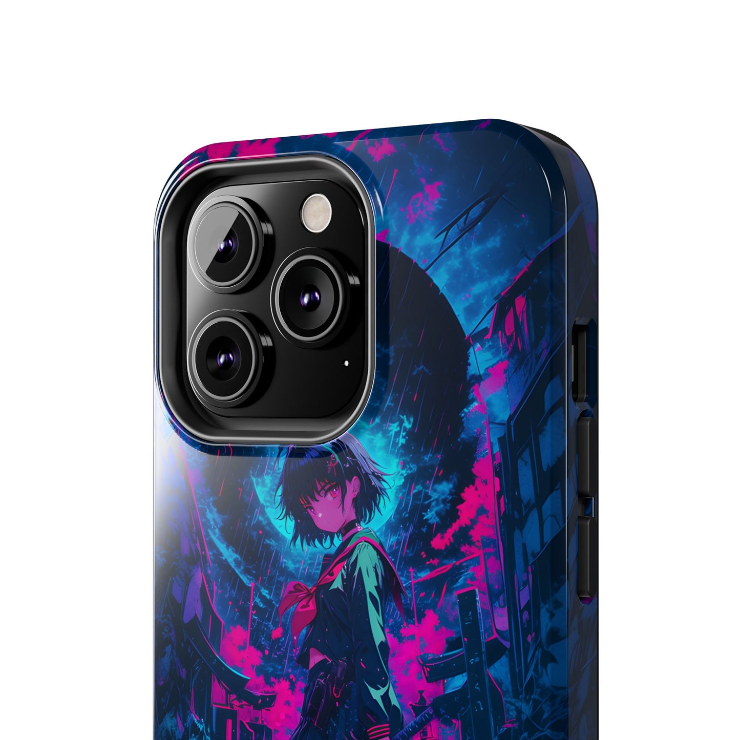 Neon Samurai Girl  Phone Case