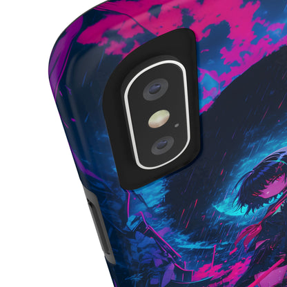 Neon Samurai Girl  Phone Case