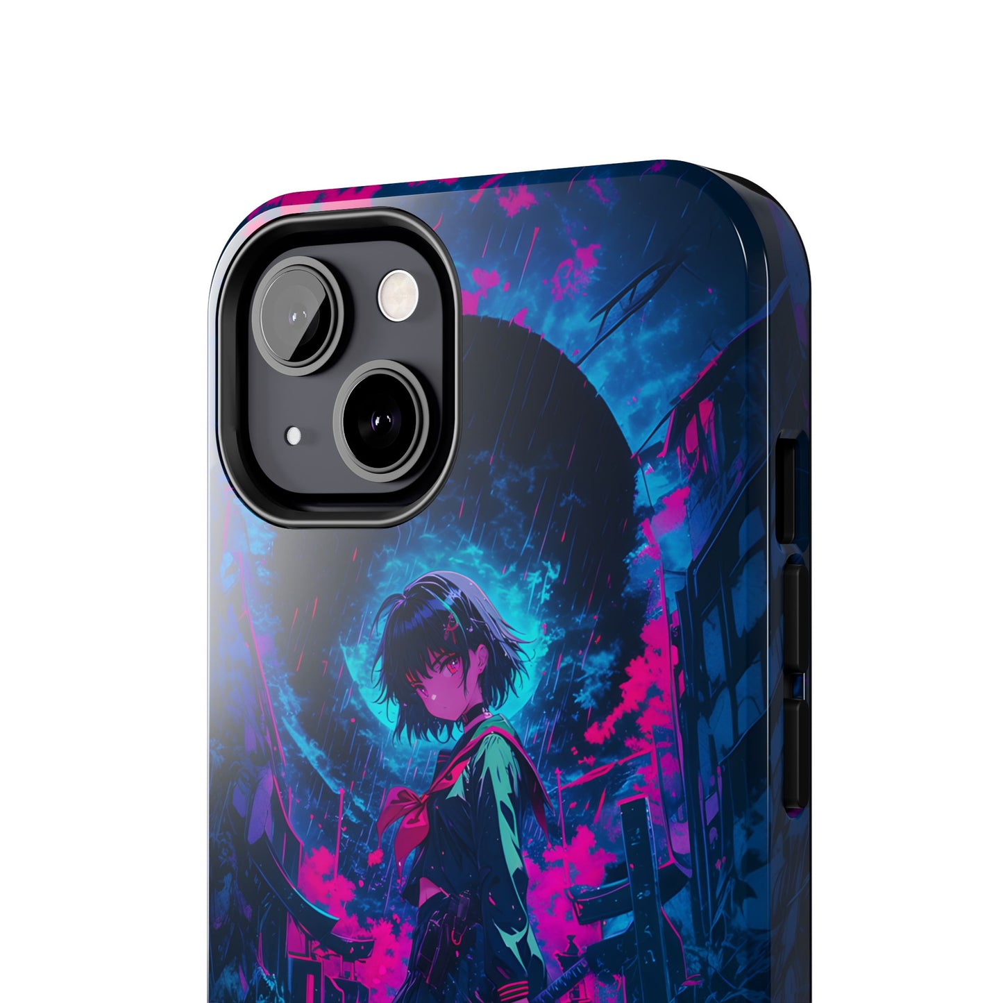 Neon Samurai Girl  Phone Case